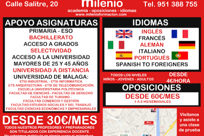Academia de Oposiciones Milenio (Academia de Inglés)