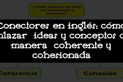 Conectores en inglés: cómo enlazar ideas y conceptos de manera coherente y cohesionada