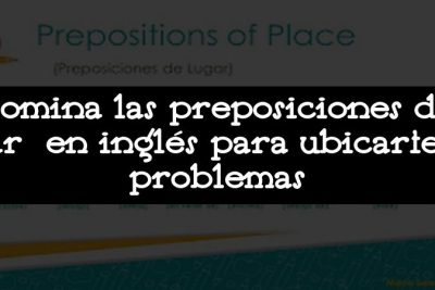 Domina las preposiciones de lugar en inglés para ubicarte sin problemas