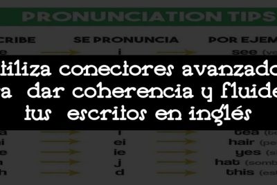 Utiliza conectores avanzados para dar coherencia y fluidez a tus escritos en inglés